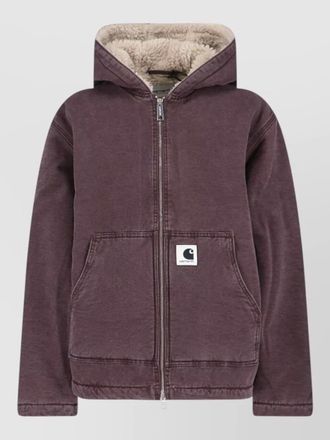 Carhartt Work in Progress hooded jacket casual style front pockets