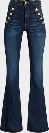 Ramy Brook Helena High-Rise Flare Jeans