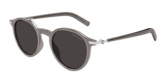 Montblanc MB0461S 005 Mens Sunglasses Grey Size 49
