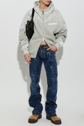 Dsquared2 Jeans With Sequins, Mens, Navy Blue