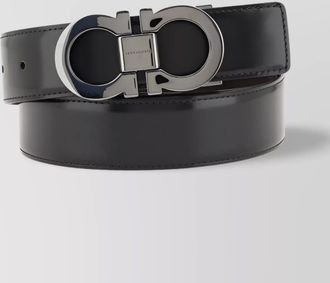 Ferragamo adjustable reversible calfskin belt length