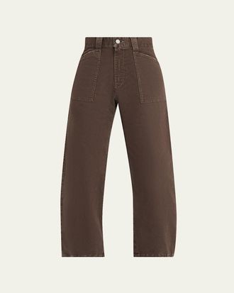 Moussy Vintage Gusset Cargo Ankle Jeans