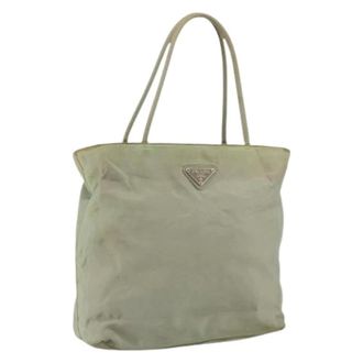 Prada Pre-owned Tote Bags, female, Green, Size: ONE SIZE Pre-owned Tote Bag