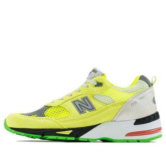 New Balance Aries x 991 Made in England Neon Yellow M991AFL