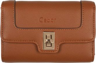 Gabor Loreen Medium Portemonnee - Dames - Accessoires - Bruin - Maat: ONE Size Leer