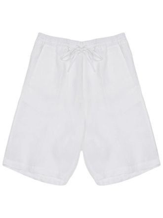 120% Lino Linen Relaxed Fit Drawstring Shorts