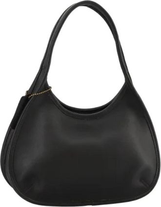 Coach Tweedehands leren handtassen - Dames - Vintage Schoudertas - Zwart - ONE Size - Leer - Vintage