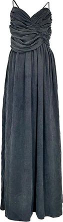 Zimmermann V-Neck Gathered Maxi Dress, Size Int; S (Authentic Pre-Loved)