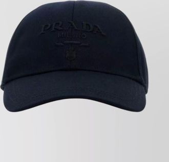 Prada drill baseball cap curved brim