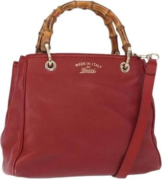 Gucci Pre-owned Handbags, female, Red, Size: ONE SIZE Pre-owned Vintage Handbag