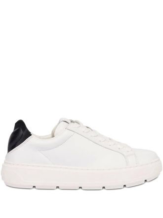 Love Moschino Sneakers con logo goffrato - Bianco