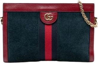 Gucci Pre-owned Cross Body Bags, female, Multicolor, Size: ONE SIZE Pre-owned Leather Crossbody Bag