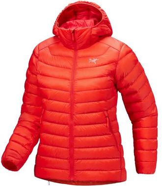Arc'teryx Cerium Hoody Daunenjacke für Damen | rot