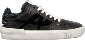 Ash Ash, Schoenen, Dames, Zwart, 41 EU, Katoen, Sneaker profilata