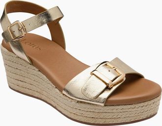 Lotus Womens Emeia Womens Wedge Sandals - Brown - Size: 5