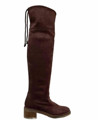 Eric Michael Womens Alessandra Over The Knee Boot In Tan