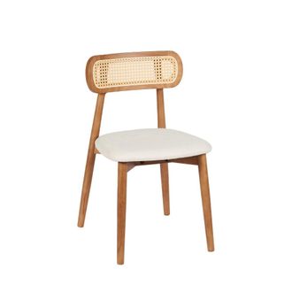 Klast Silla de comedor de madera nogal 47 cm x 80 cm