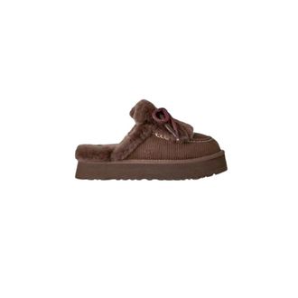 UGG Ciabatta Heritage Disquette - - Shoes - Donna - Marrone - 37 EU