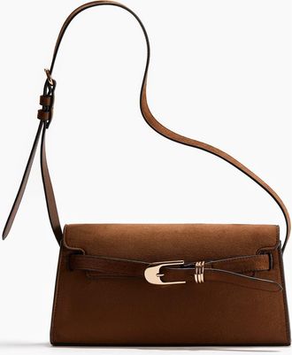 H&M Strap-detail Shoulder Bag in Brown at Nordstrom