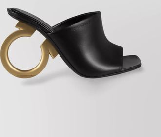 Ferragamo lamb leather mules