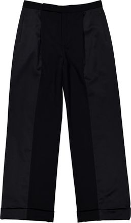 Saint Laurent Mens Flared Tuxedo Pants, Brand Size 48 (Waist Size 32)