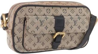 Louis Vuitton Pre-owned Monogram Mini Canvas Shoulder Bag - Dames - Vintage Schoudertas - Blauw - ONE Size - Leer - Vintage