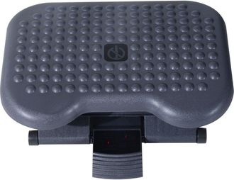 Carter's Height & Angle Adjustable Footrest Home Foot Rest Under Desk - Gray black - CARTER | TJ Hughes