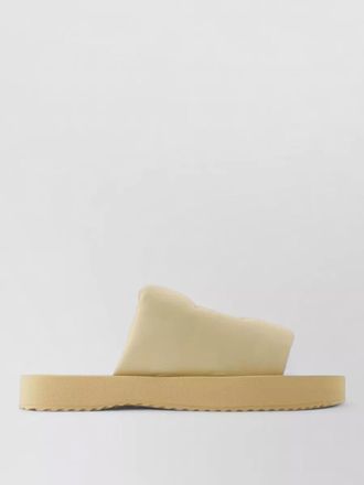 Burberry leather slides