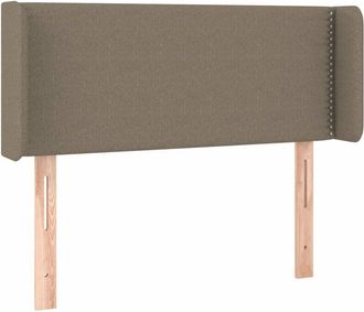 vidaXL Cabecero Con Led De Tela Gris Taupe 93x16x78/88 Cm Vidaxl