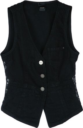 Pinko Pinko Gardener Gilet Blk Blk Denim