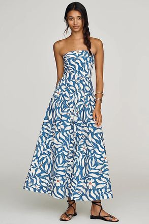 Maeve Strapless Waisted Maxi Dress