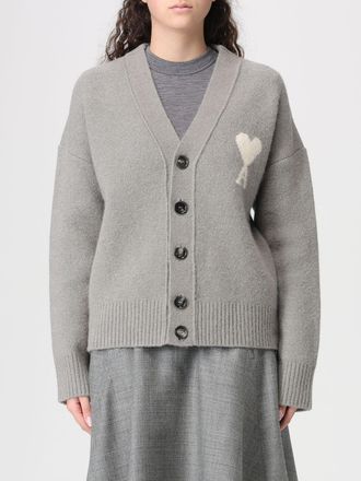 Ami Cardigan Ami Paris in lana con monogram