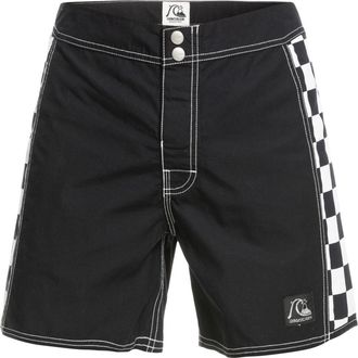 Quiksilver Boardshorts QUIKSILVER Original Arch 16, Herren, Gr. 34L, schwarz-weiss (schwarz), Obermaterial: 100% Walkfrottier;, Hosen Boardshorts