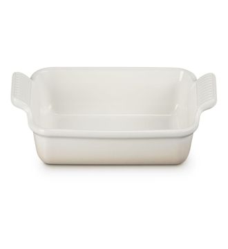 LE CREUSET Fuente Rectangular Cer&aacute;mica Merengue 1,1l