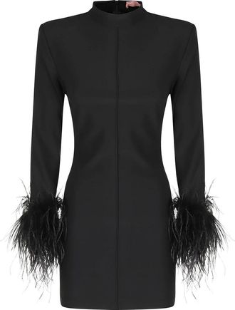 Twentyfourhaitch Feestjurk - Dames - Feestkleedjes - Zwart - S - Kleedjes