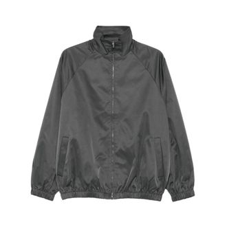 Frankie Shop Light Jackets, female, Gray, Size: 2XS Raglan Zip Jacket