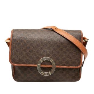 Celine Pre-owned Cross Body Bags, female, Brown, Size: ONE SIZE Pre-owned Canvas Crossbody Bag