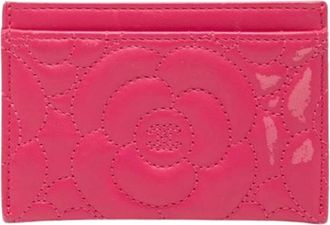 Chanel Pre-owned Wallets, female, Pink, Size: ONE SIZE Pre-owned Card case