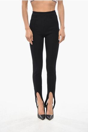 Saint Laurent Pantaloni Stirrup con Elastico in vita taglia Xs