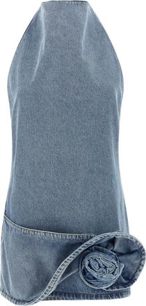 Magda Butrym Denim 10 Dress Abiti Celeste-Donna