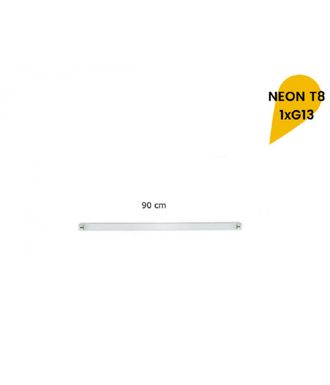 Trade Shop Trade Shop - Reglette Plafoniera Neon Led T8 Da Interno Tubo G13 90 Cm Parete Soffitto T8-90a