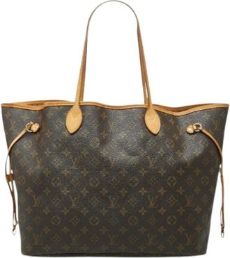 Louis Vuitton Pre-owned Tote Bags, female, Brown, Size: ONE SIZE Pre-owned Vintage Monogram Shoulder Tote