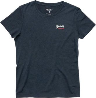 Devold Classic Script Tee Merinoshirt f&uuml;r Damen | blau