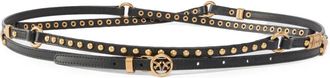 Pinko Cintura con borchie - Nero