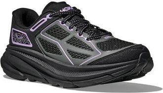 Hoka One One Clifton One9 Sneaker in Black/aster Flower at Nordstrom, Size 11.5
