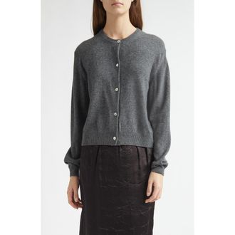 Nackiy&eacute; Seashell Cashmere Cardigan in Smoke Mayfair at Nordstrom, Size Medium