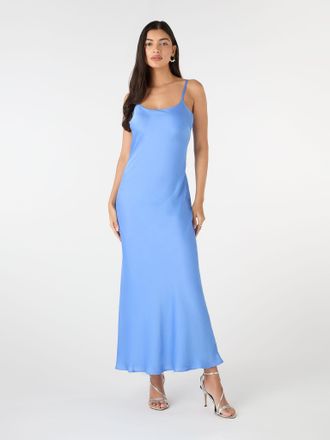 Omnes Libra Maxi Dress in Blue