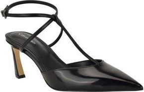 Calvin Klein Avriel 2 Ankle Strap Pump in Black at Nordstrom Rack, Size 8.5