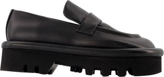 J.W.Anderson Schoenen, Dames, Zwart, 37 EU, Leer, Bumper Chunky Flats