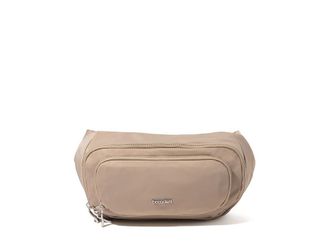 Baggallini On The Go Large Belt Bag Waist Pack Womens Bags Taupe Twill